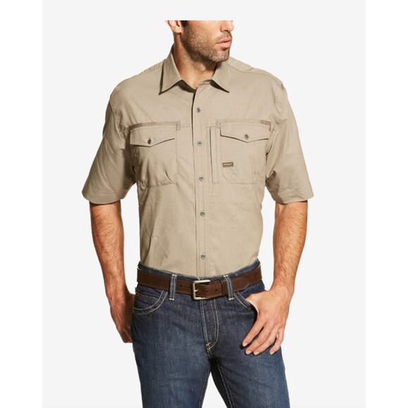 ARIAT REBAR Work Shirt Size Small - Picture 1 of 8
